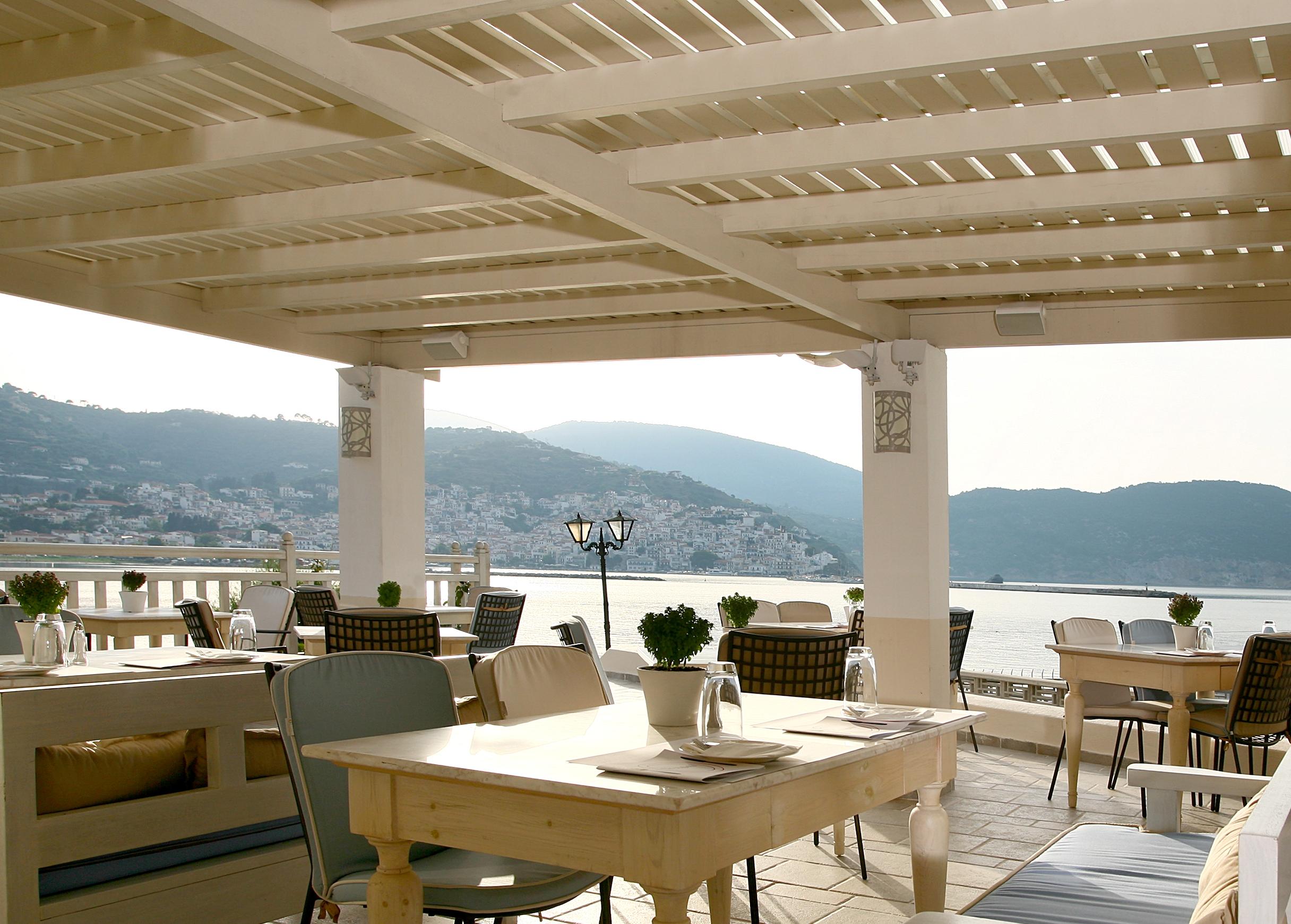 Skopelos Village Hotel Restauracja zdjęcie